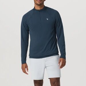 NWT Vuori Clearview Seamless 1/4 Zip Size medium